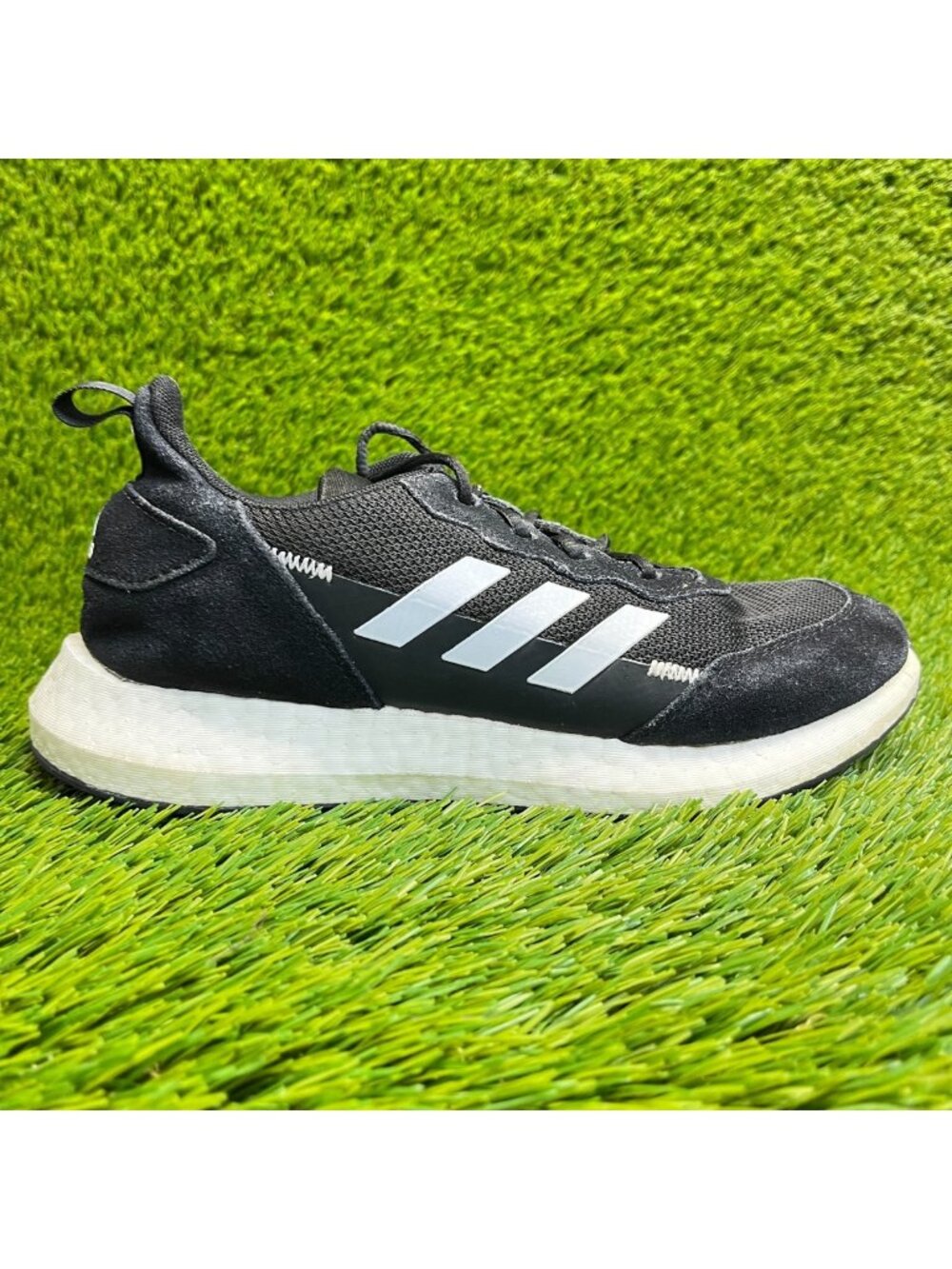 Adidas Rapidalux S&L Boost Boys Size 6Y Black Athletic Running Shoes Sneakers